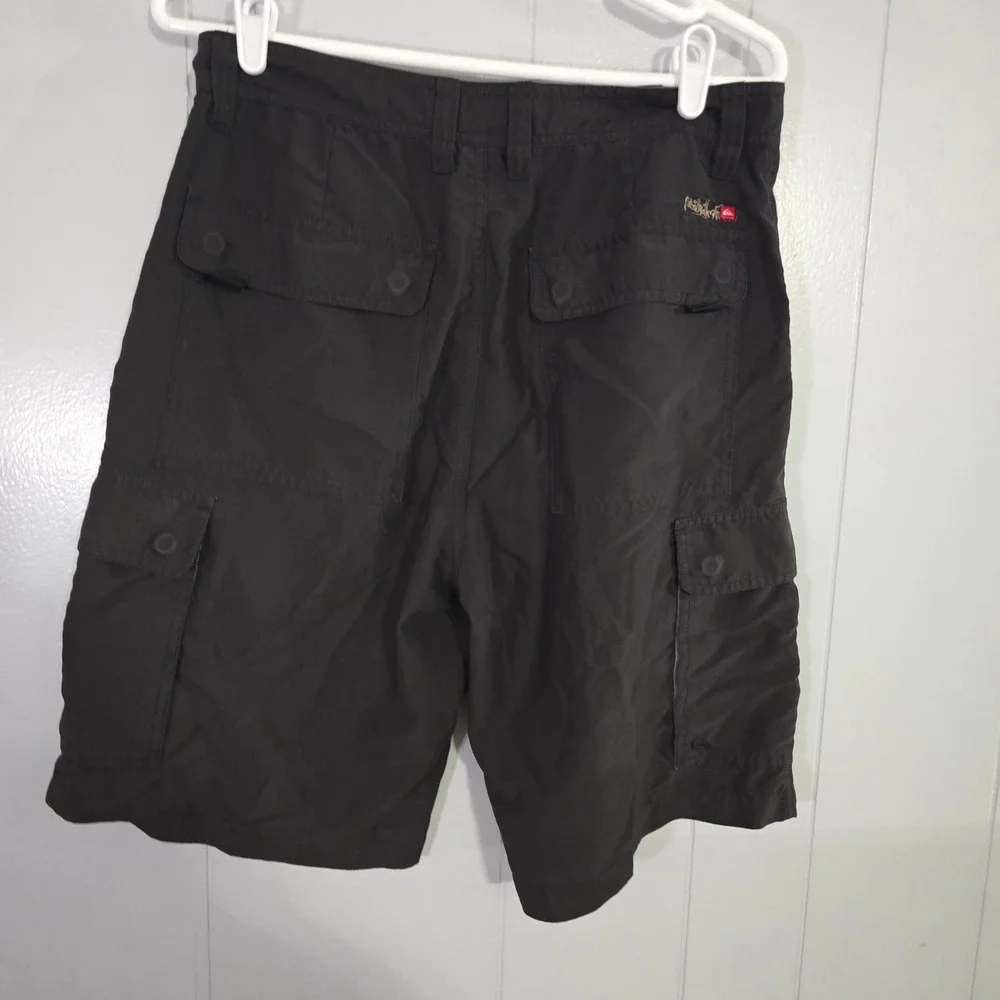 Quiksilver Black Cargo Shorts